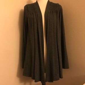 NWOT Grey Maternity Cardigan